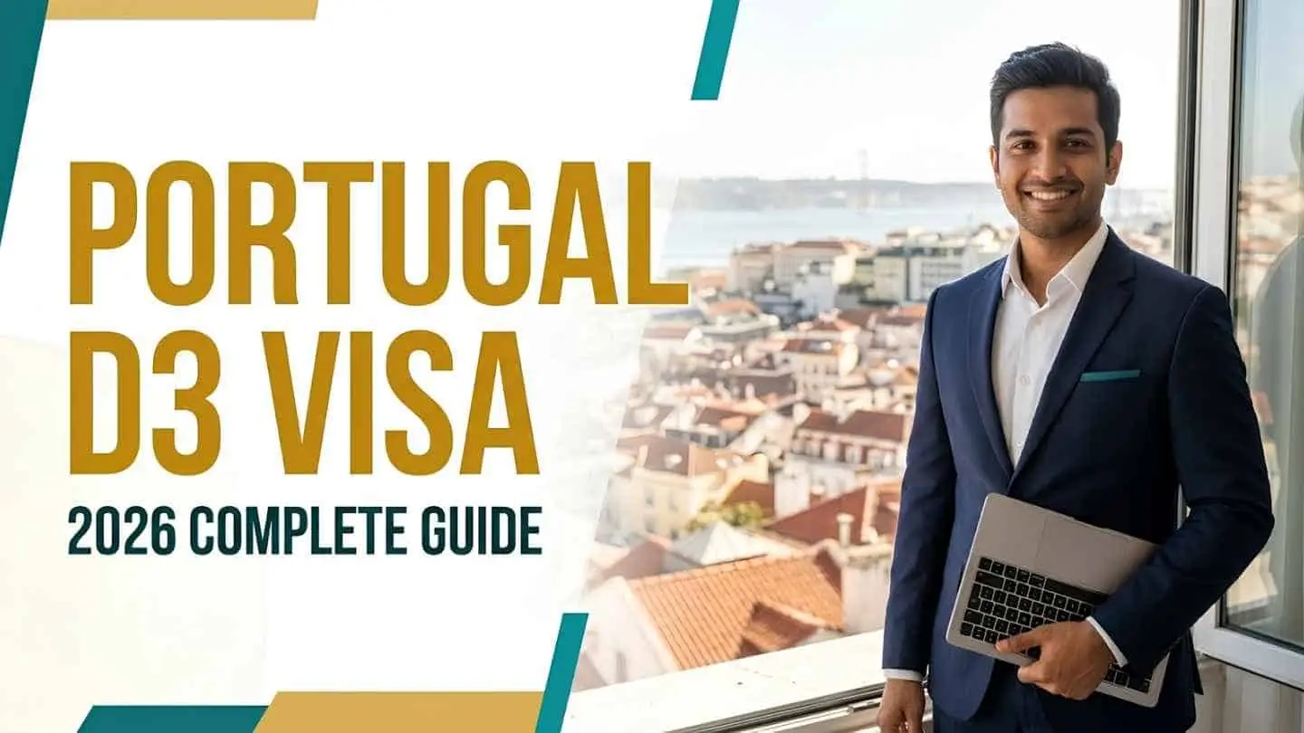 Professional applying for the Portugal D3 Visa 2026 for Indians.