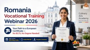 Romania Vocation Training by Peoples Overseas Surat