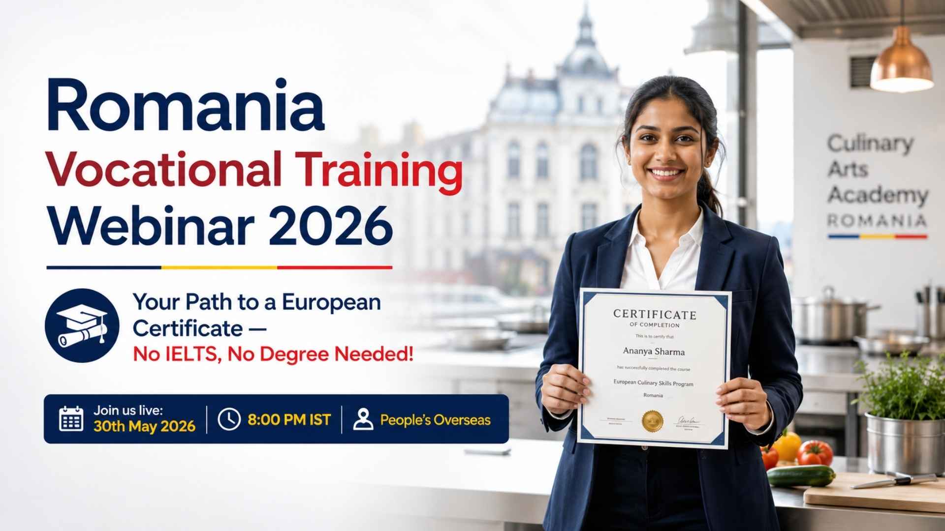 Romania Vocation Training by Peoples Overseas Surat