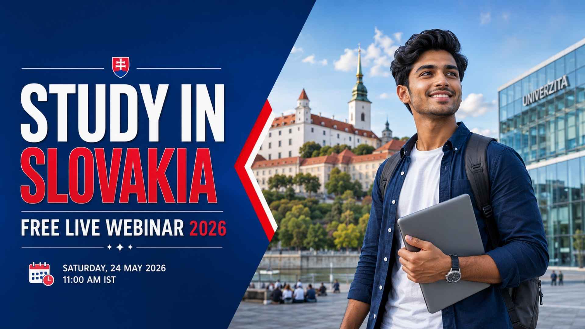 Study in Slovakia Webinar by Peoples Overseas Surat