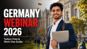 Study in Germany Webinar 2026 — free live session for Indian students Peoples Overseas Surat