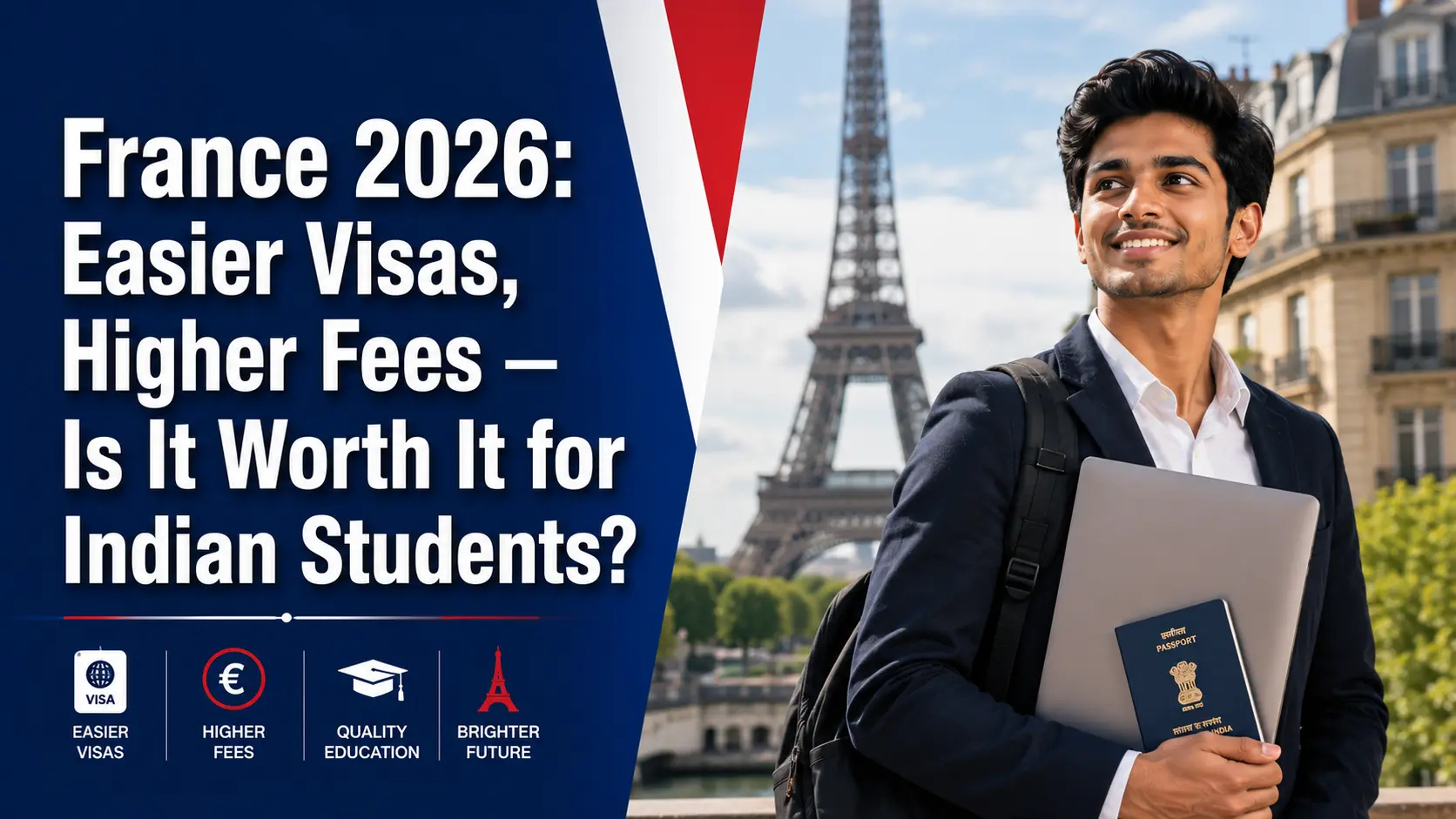 France 2026: Easier Visas, Higher Fees — Is It Worth It for Indian Students?