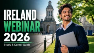 Study in Ireland Webinar 2026 — free live session for Indian students Peoples Overseas Surat