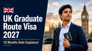 UK Graduate Route visa 2027 rule change to 18 months for Indian Students