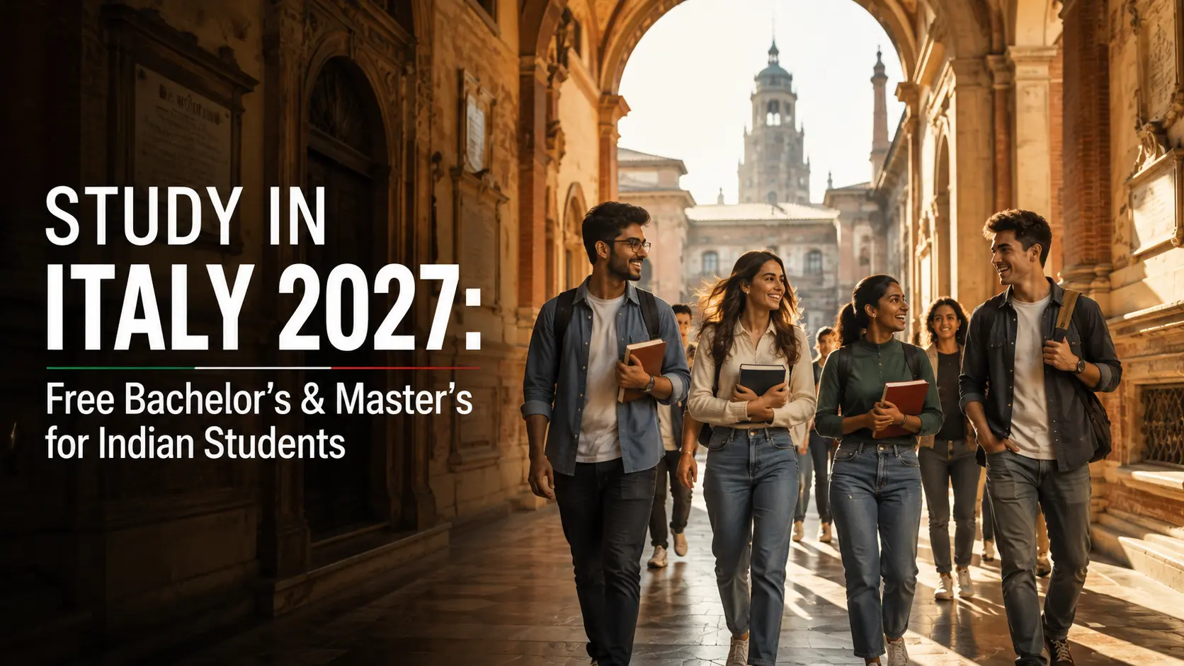 Study in Italy free education Indians 2027 - Peoples Overseas Surat
