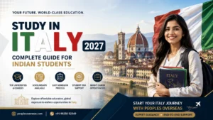 Study in Italy 2027 for Indian students