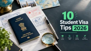 How to get student visa despite rising rejections 10 tips Indian applicants 2026 Peoples Overseas Surat