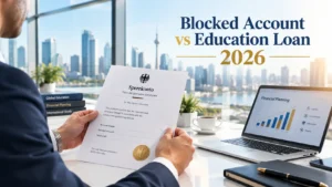 Professional guide to German blocked account vs education loan 2026
