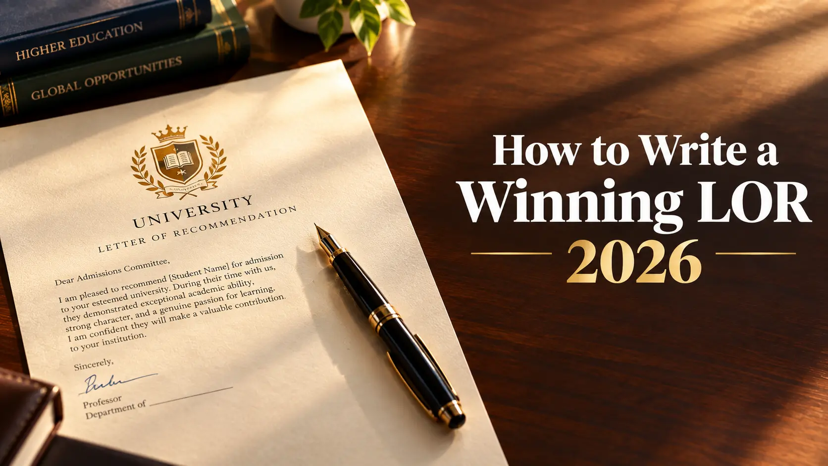 how to write a winning LOR 2026 guide for Indian students