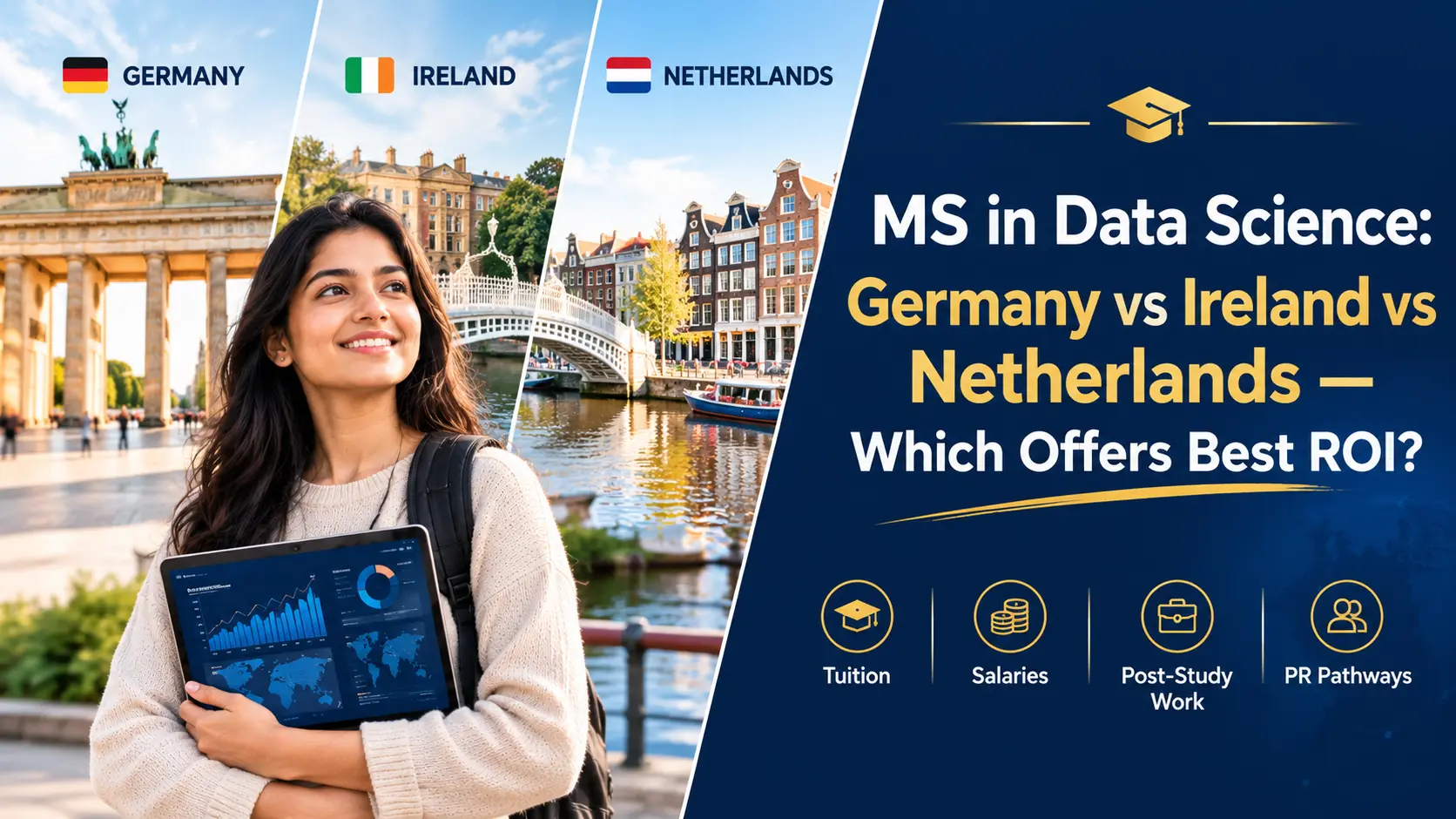 MS in Data Science in Germany vs Ireland vs Netherlands – ROI comparison featured image