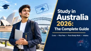 Study in Australia 2026 complete guide — visa fees, costs, post-study work rights, and intakes for Indian students